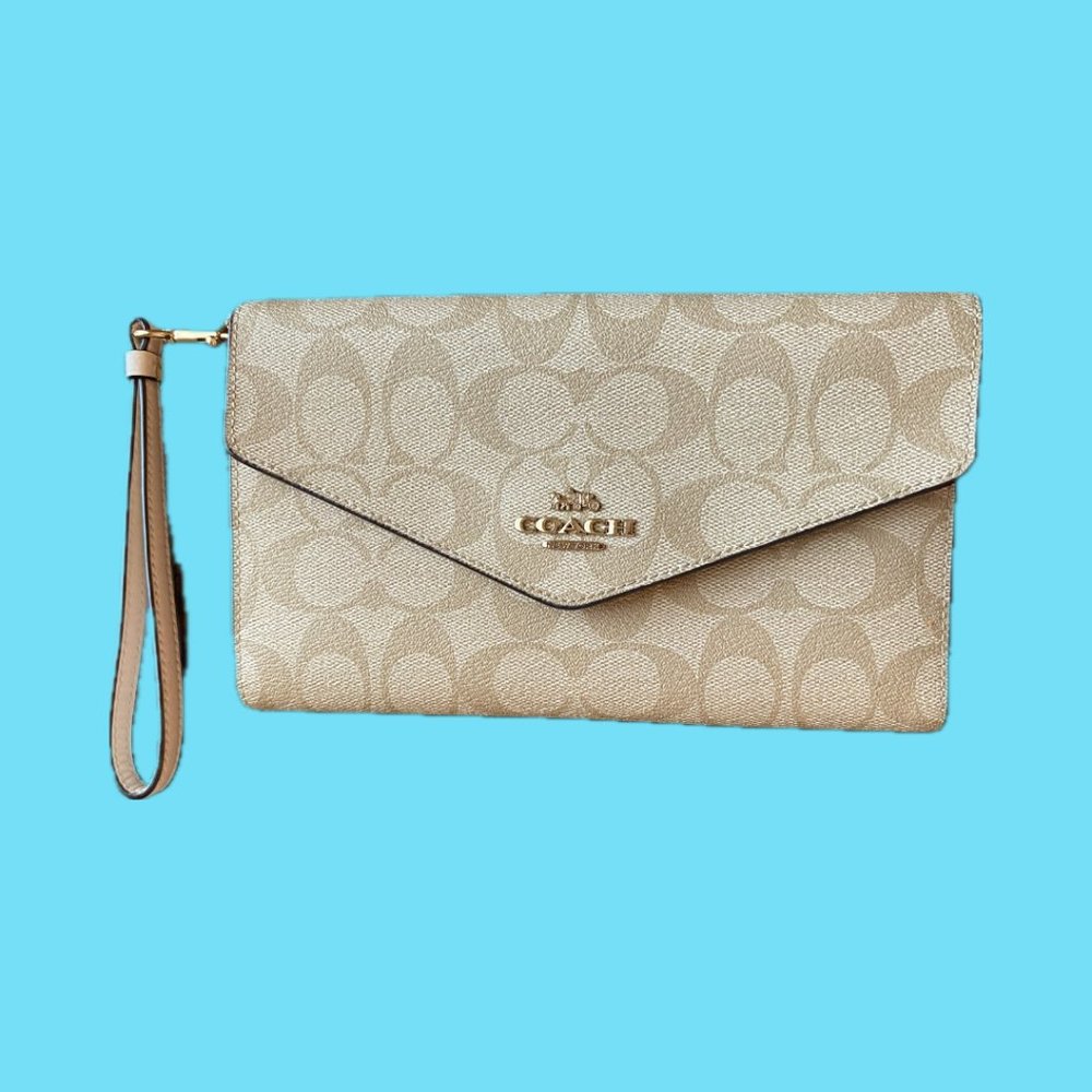 Coach travel wallet purse
